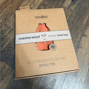 Woolino Orange Merino Wool Sleep Bag